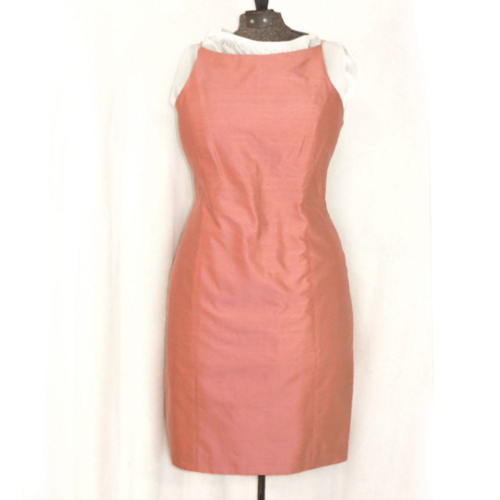 Laundry by Shelli Segal Rose Dupioni Silk Dress